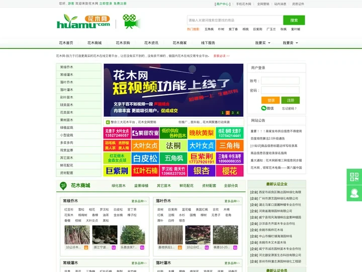 花木网 - 花木在线交易专业平台