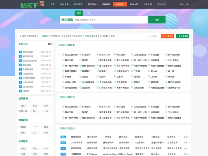 网站目录_分类目录网站【优质外链发布】- 0731a奇三网