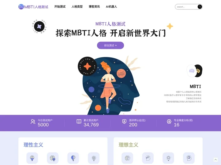 mbti性格测试_mbti测试与人格分析_mbti专业版测试