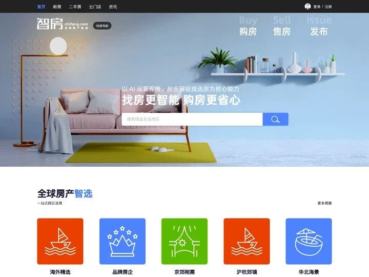 智房网-全球房产智选。海景房，境外房产，度假地产，休闲地产