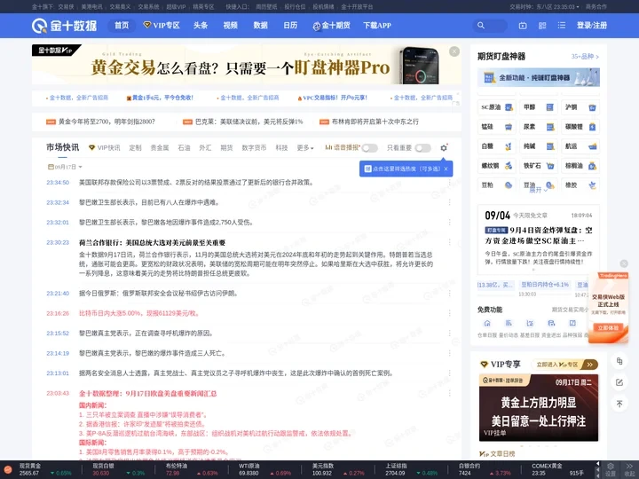 金十数据 官方网站 - 一个交易工具！