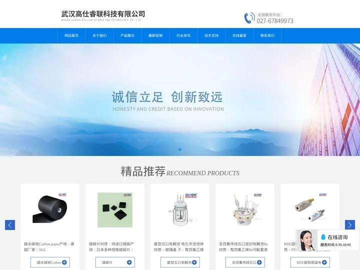密封电解池,玻璃电解池,原位拉曼电解池-武汉高仕睿联科技有限公司