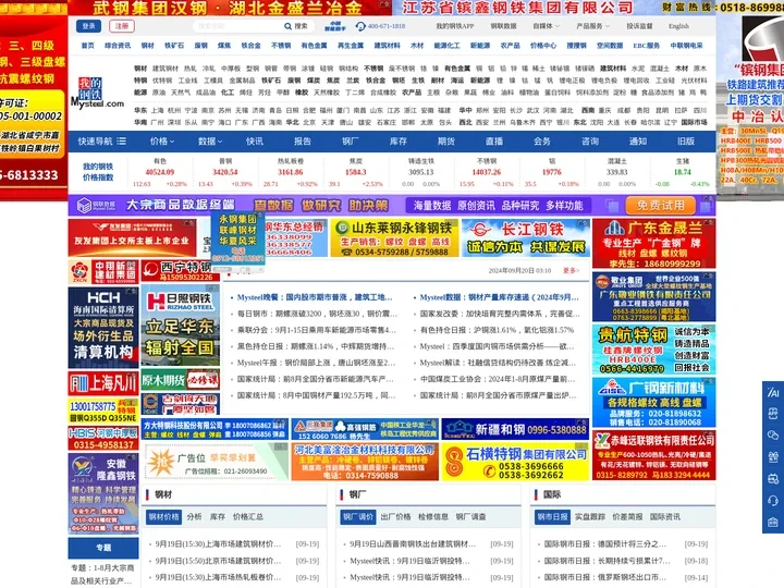 我的钢铁网-全球领先大宗商品及相关产业数据服务商