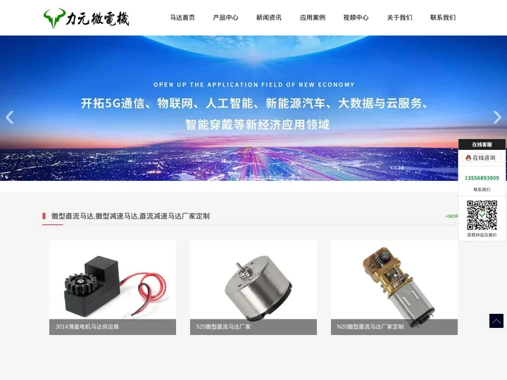 直流减速马达-微型减速马达-小马达-力元微电机厂家生产定制
