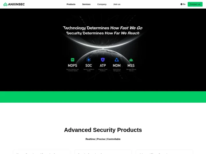 Anxinsec-Future Oriented Information Security Service Provid