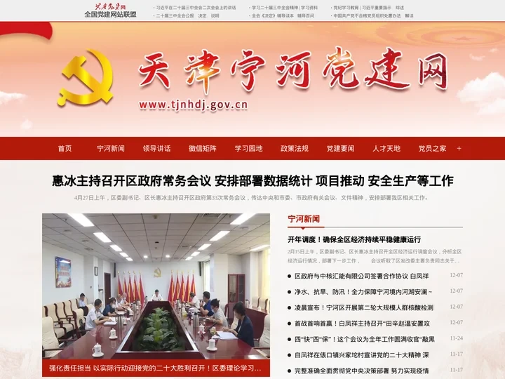 天津宁河党建网