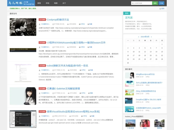 鸟儿博客-天行健，君子以自强不息！1