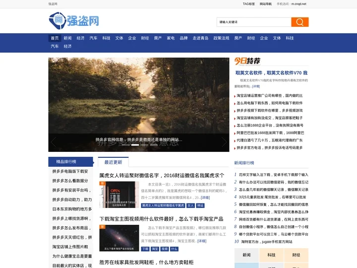 强盗网-电商历史记录站,派代,淘宝,京东,拼多多,抖音等历史文章记录者