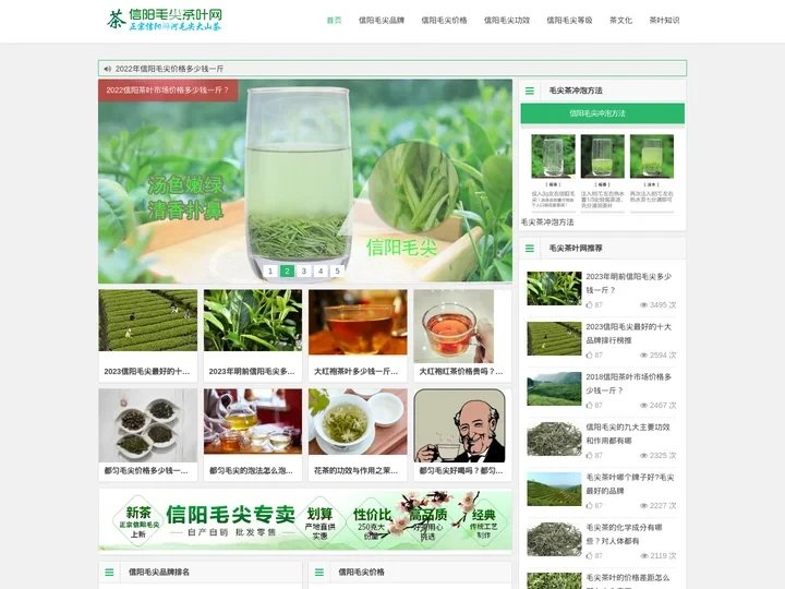 信阳毛尖价格-毛尖品牌排名-信阳毛尖茶叶网「半买半送」