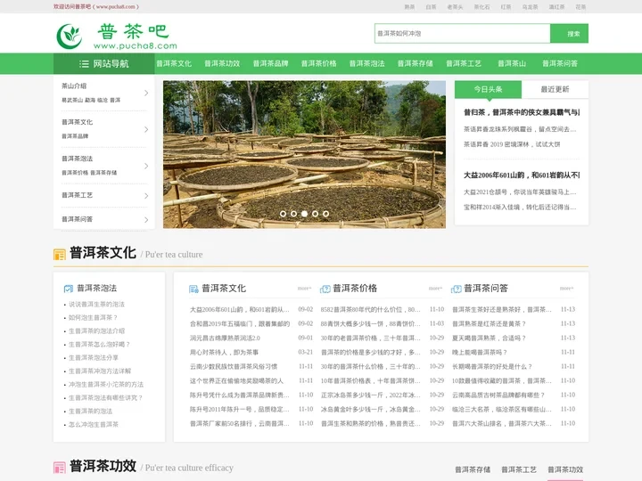 普洱茶_普洱茶价格_普洱茶功效与作用_茶叶网_普茶吧