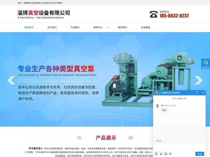 罗茨真空泵厂家,罗茨真空机组-淄博真空设备