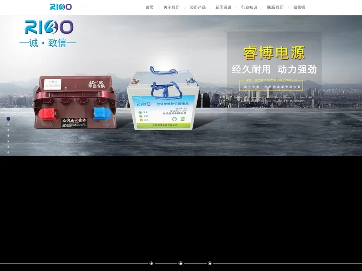 巡逻隧道车_高尔夫球车免维护电池_搬运平板车_扫地车蓄电池-睿博电源