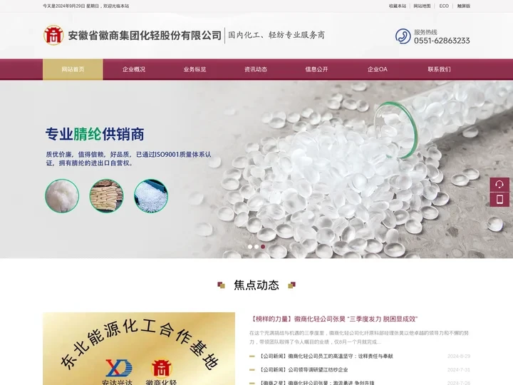 安徽省徽商集团化轻股份有限公司