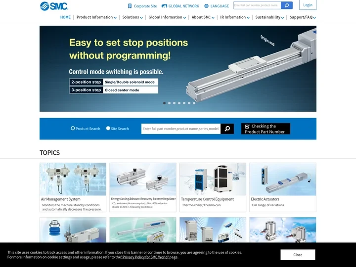 SMC CORPORATION | Industry Pneumatic Manufacture Actuator Co
