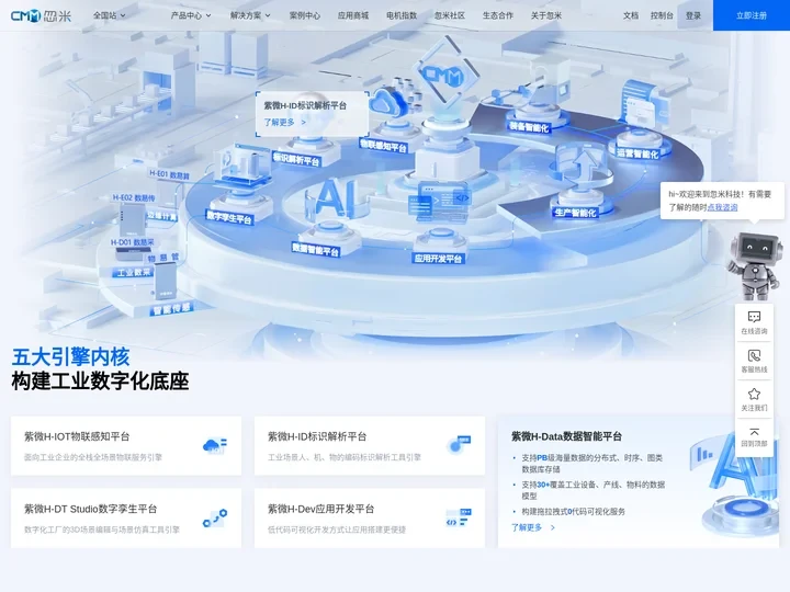忽米科技专注于企业数字化转型—让工业更有智慧