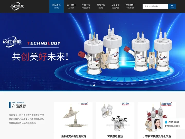 玻碳电极_金盘_铂盘_电镜_铂丝电极_密封电解池-武汉高仕睿联科技有限公司