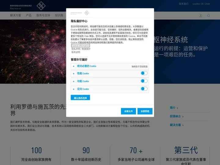 业内优异的技术公司 - Rohde & Schwarz China