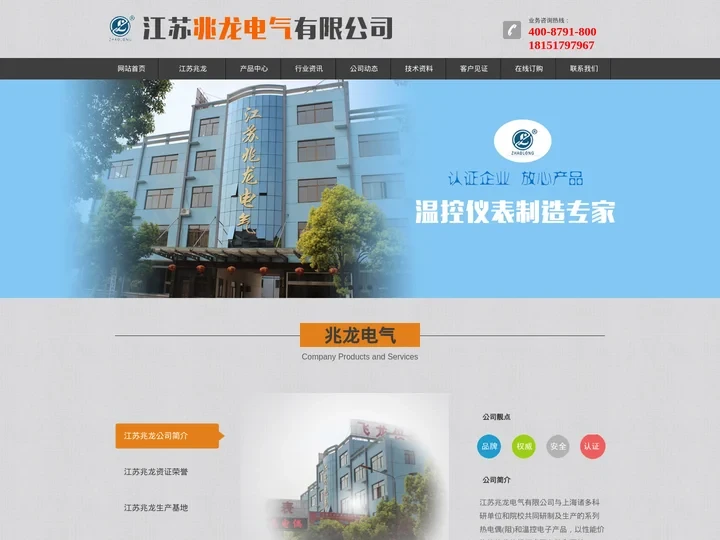 隔爆热电偶|温度控制仪表|钨铼热电偶--江苏兆龙电气有限公司