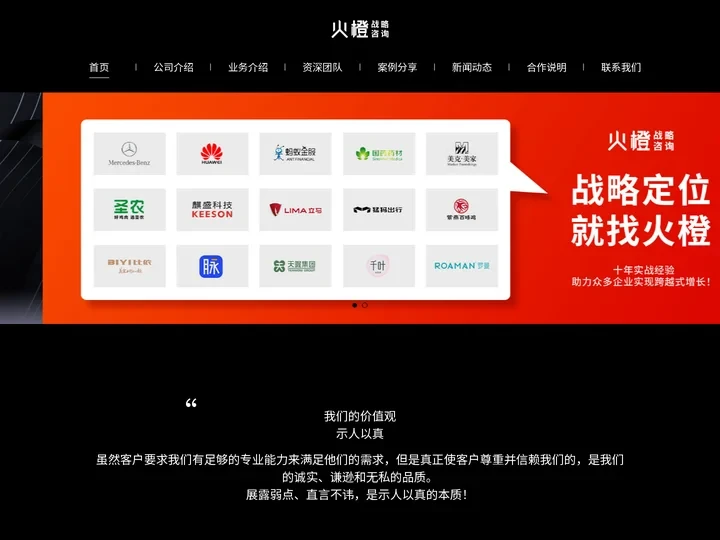 火橙战略咨询-国内领先的战略咨询公司
