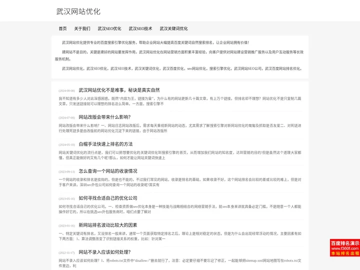 武汉网站优化