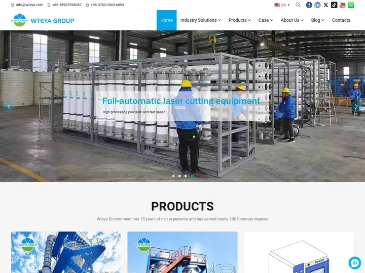 MVR Evaporator Manufacturers - WTEYA GROUP