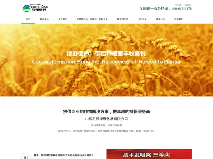 山东胜邦绿野化学有限公司