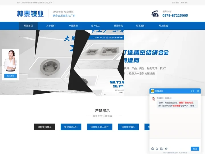 镁合金压铸-镁合金加工-永康市林泰工贸有限公司