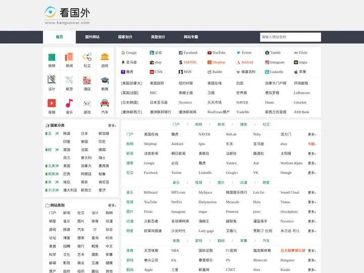 国外网站大全_国外网址导航_看国外