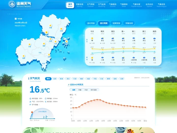 温州天气网——温州市气象台官方权威发布