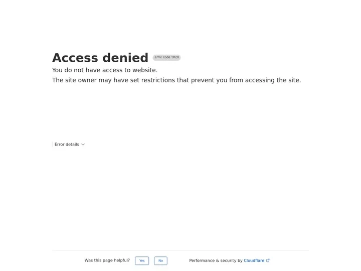 Access denied