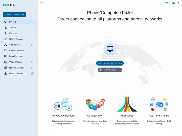 PPZhilian - Full platform direct connection across network d