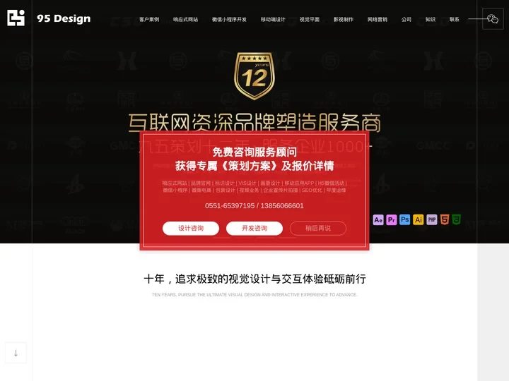 九五策划-高端网站建设-移动应用APP开发-品牌形象设计-影视制作