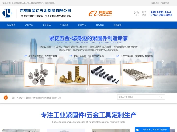 不锈钢螺丝,特殊精密螺丝厂家 - 东莞市紧亿五金制品有限公司