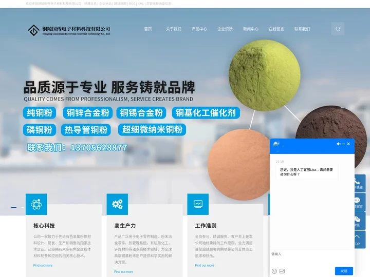 铜粉催化剂_超细铜粉_电解铜粉_铜陵国传电子材料科技有限公司_MiM注射铜粉