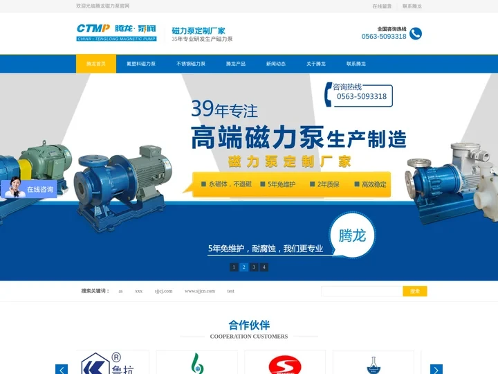 磁力泵-氟塑料磁力泵-不锈钢磁力泵-高温磁力泵-腾龙泵阀