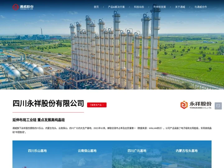 四川永祥股份有限公司 - 通威 为了生活更美好 - 通威股份