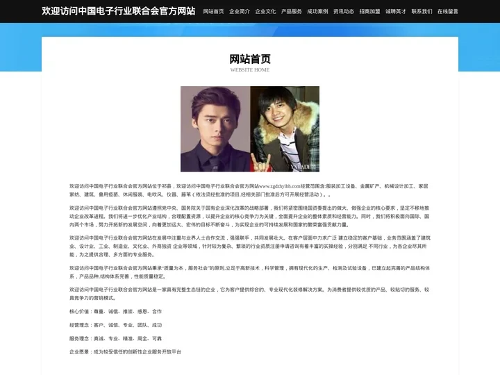 欢迎访问中国电子行业联合会官方网站