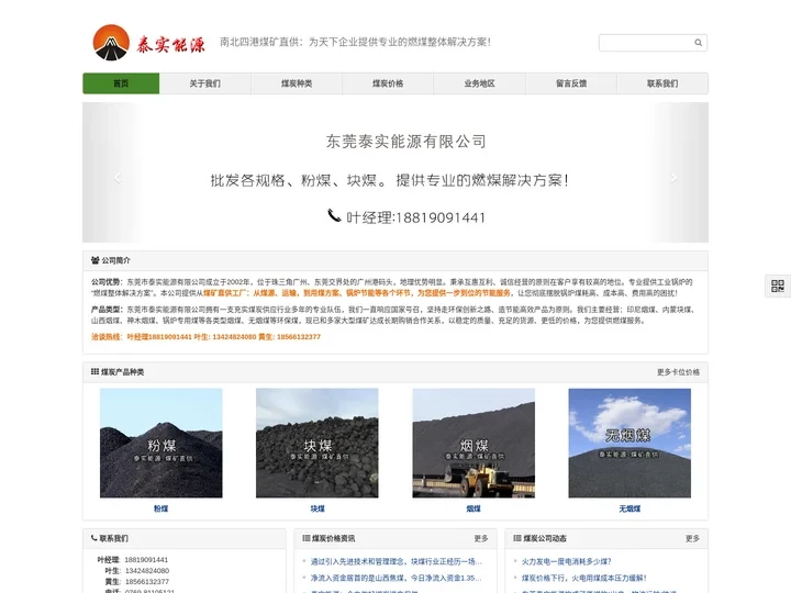 块煤_烟煤_无烟煤_煤炭批发_印尼煤价格_多少钱一吨 - 东莞泰实能源