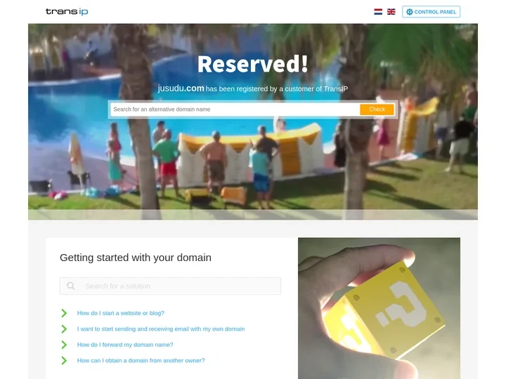 TransIP - Reserved domain