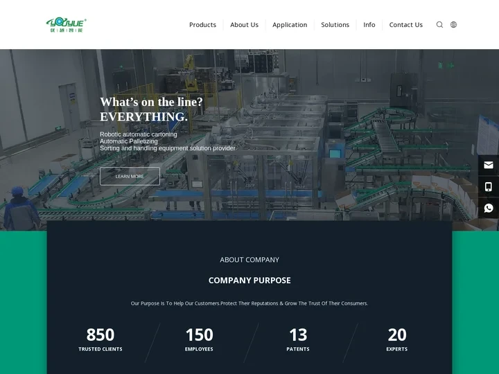 Your Partner in End-of-Line Packaging Automation – Shandong