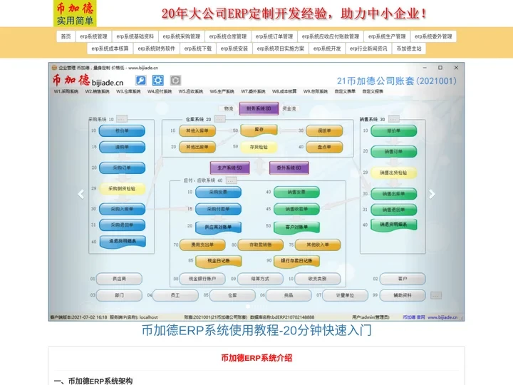 币加德ERP系统_进销存生产财务_企业信息化管理软件定制开发-免费布德