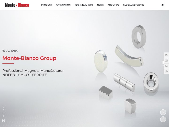 Monte-Bianco-Magnet Manufacturer-Quality NdFeB Ferrit SmCo