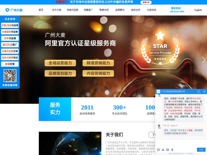 广州大麦代运营_淘宝代运营_天猫代运营_代运营公司_电商代运营_拼多多运营-广州大麦代运营