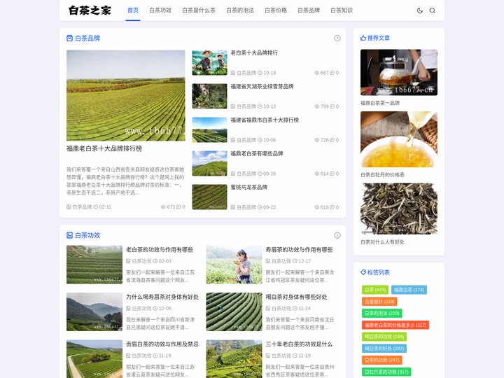 福鼎白茶 - 白茶之家