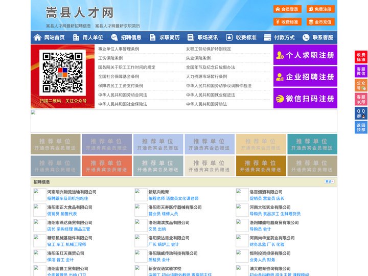 嵩县人才网-嵩县招聘网-嵩县人才市场