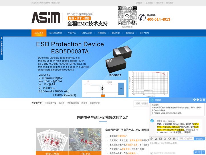 esd二极管|tvs管|共模电感-阿赛姆【ASIM】