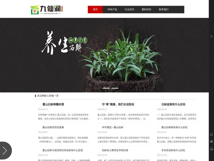 霍山石斛-霍山米斛-九仙润