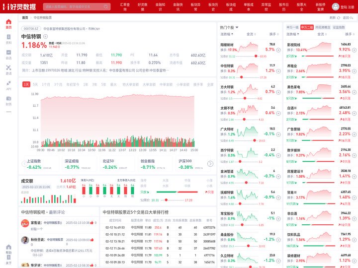 中信特钢股票(000708中信特钢股票股吧)
