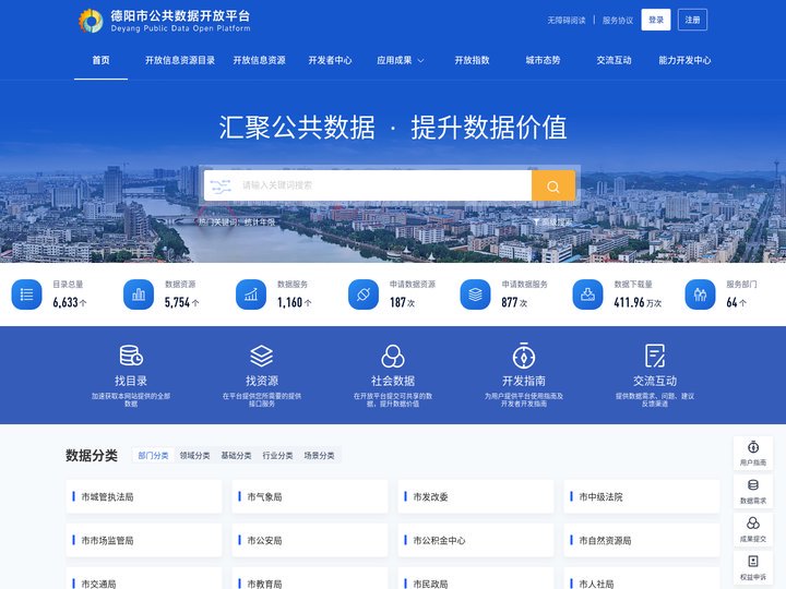 德阳市公共数据开放平台