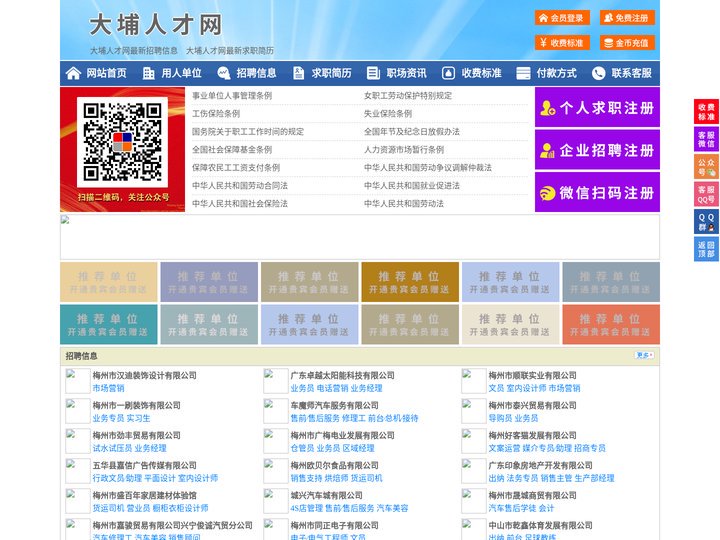 大埔人才网-大埔招聘网-大埔人才市场